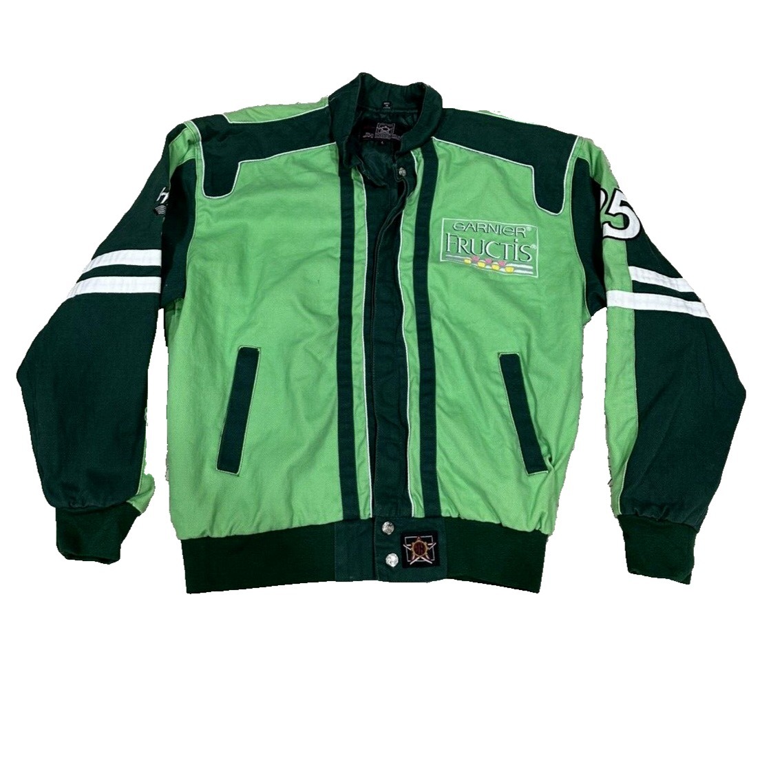 Jh Design Mens Hendrick Motorsports 25 Garnier Fructis Green Crew Jacket L